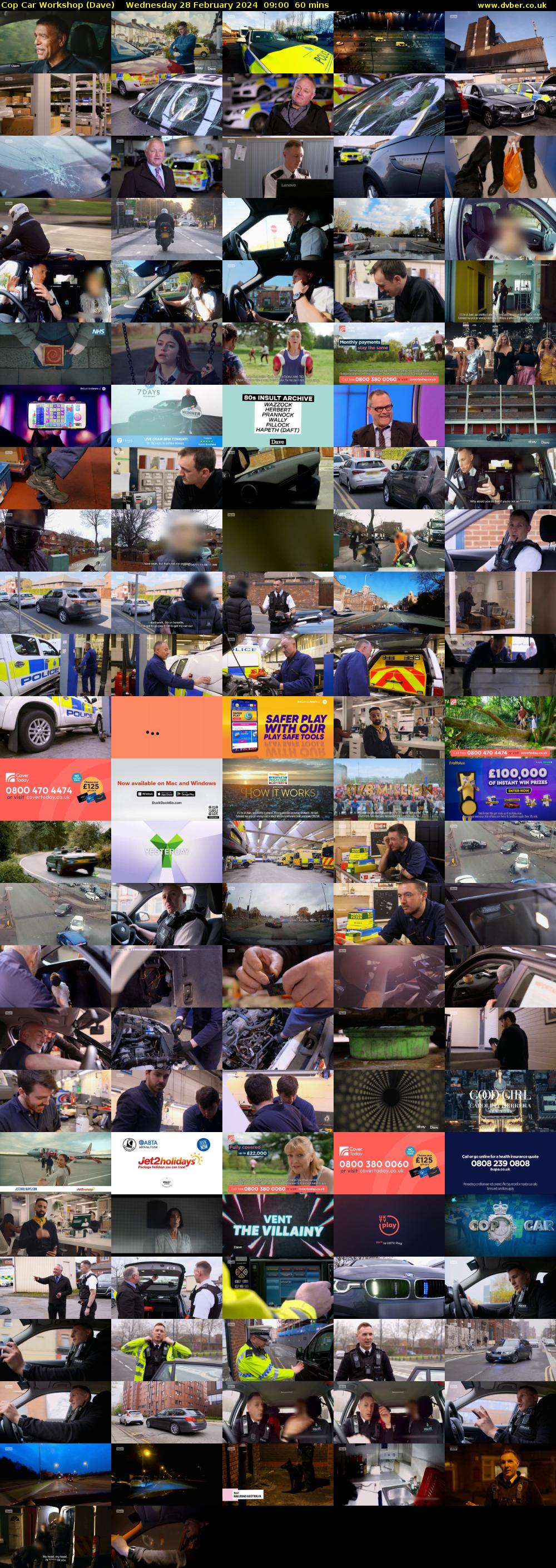 Cop Car Workshop (Dave) Wednesday 28 February 2024 09:00 - 10:00