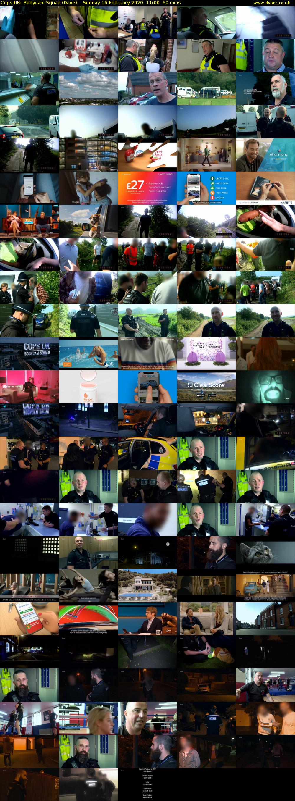Cops UK: Bodycam Squad (Dave) Sunday 16 February 2020 11:00 - 12:00