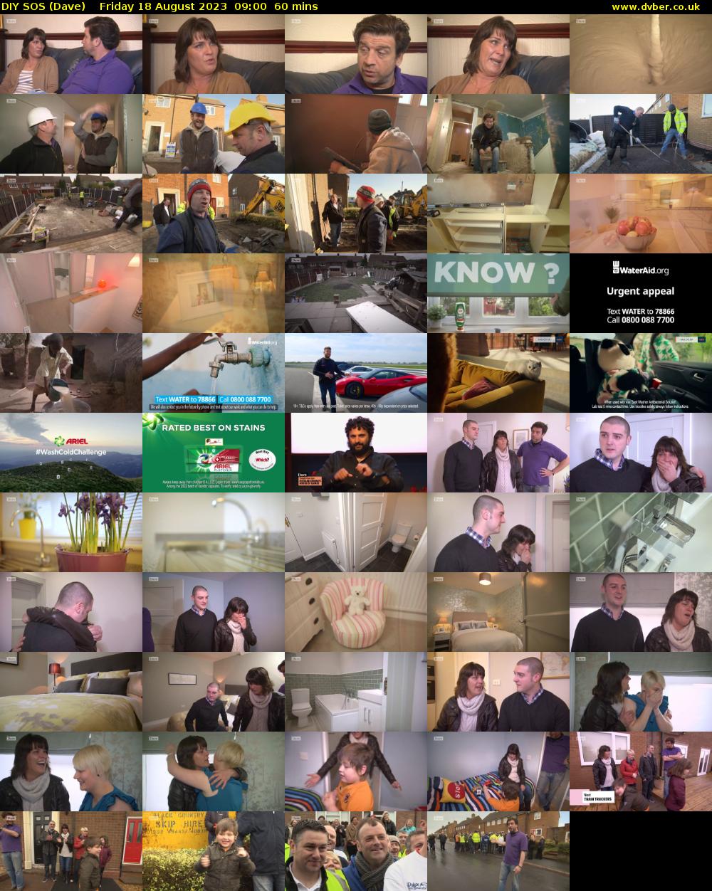 DIY SOS (Dave) Friday 18 August 2023 09:00 - 10:00