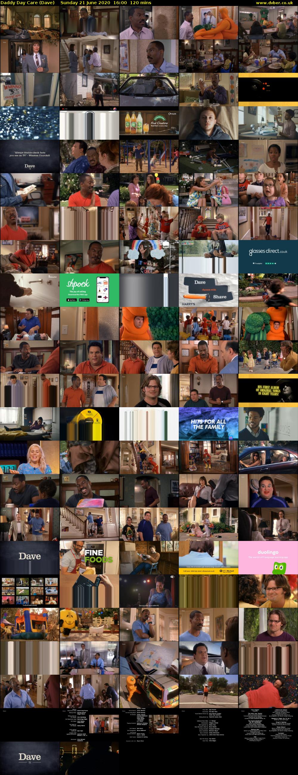 Daddy Day Care (Dave) Sunday 21 June 2020 16:00 - 18:00