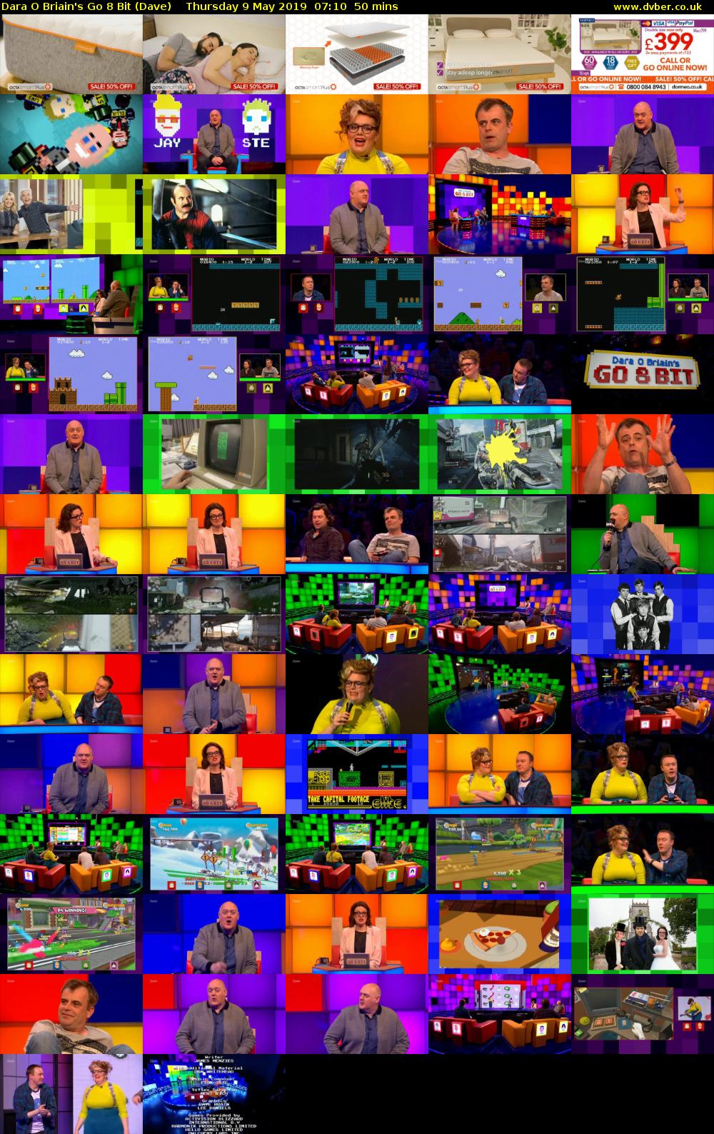 Dara O Briain's Go 8 Bit (Dave) Thursday 9 May 2019 07:10 - 08:00