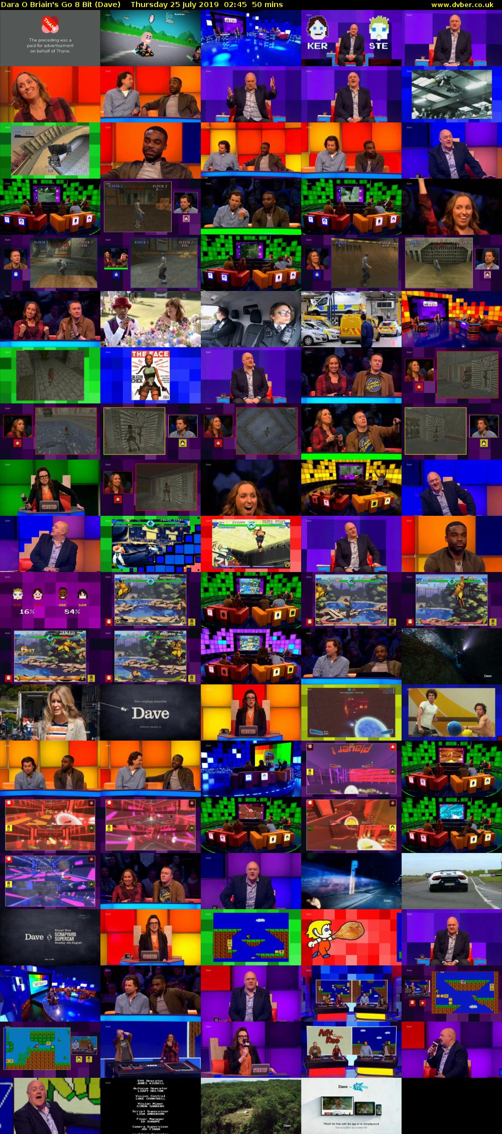 Dara O Briain's Go 8 Bit (Dave) Thursday 25 July 2019 02:45 - 03:35