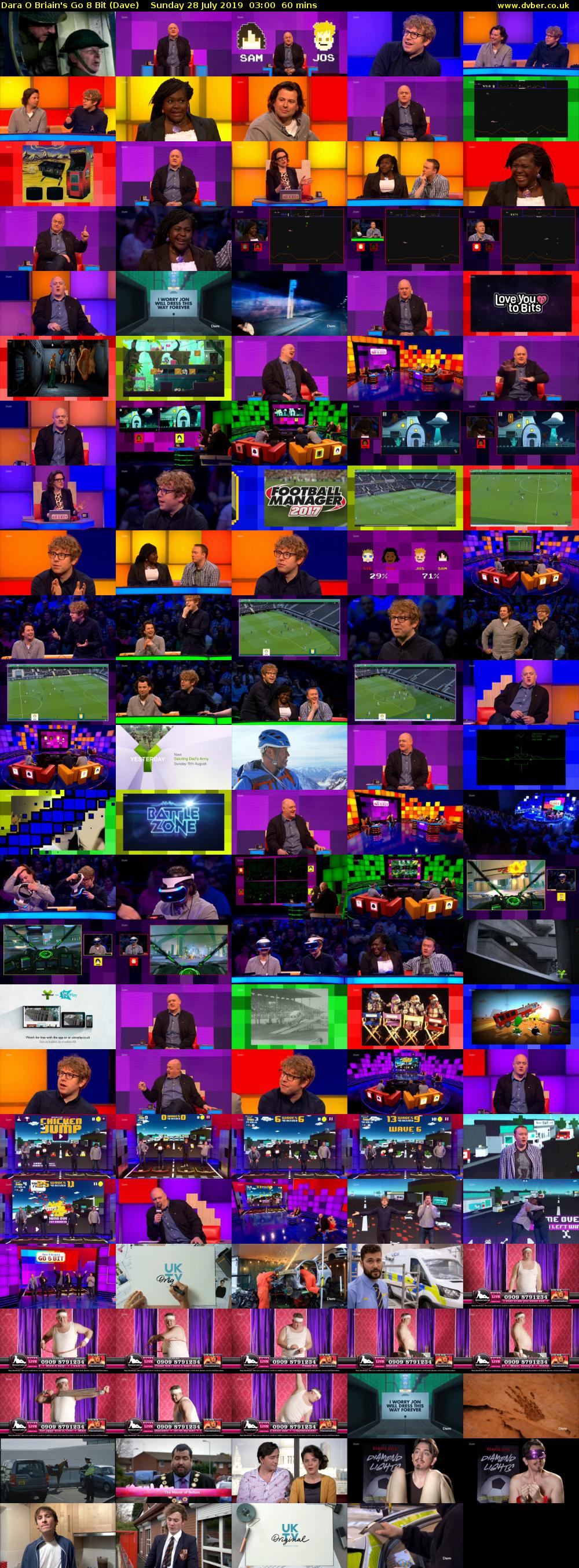 Dara O Briain's Go 8 Bit (Dave) Sunday 28 July 2019 03:00 - 04:00