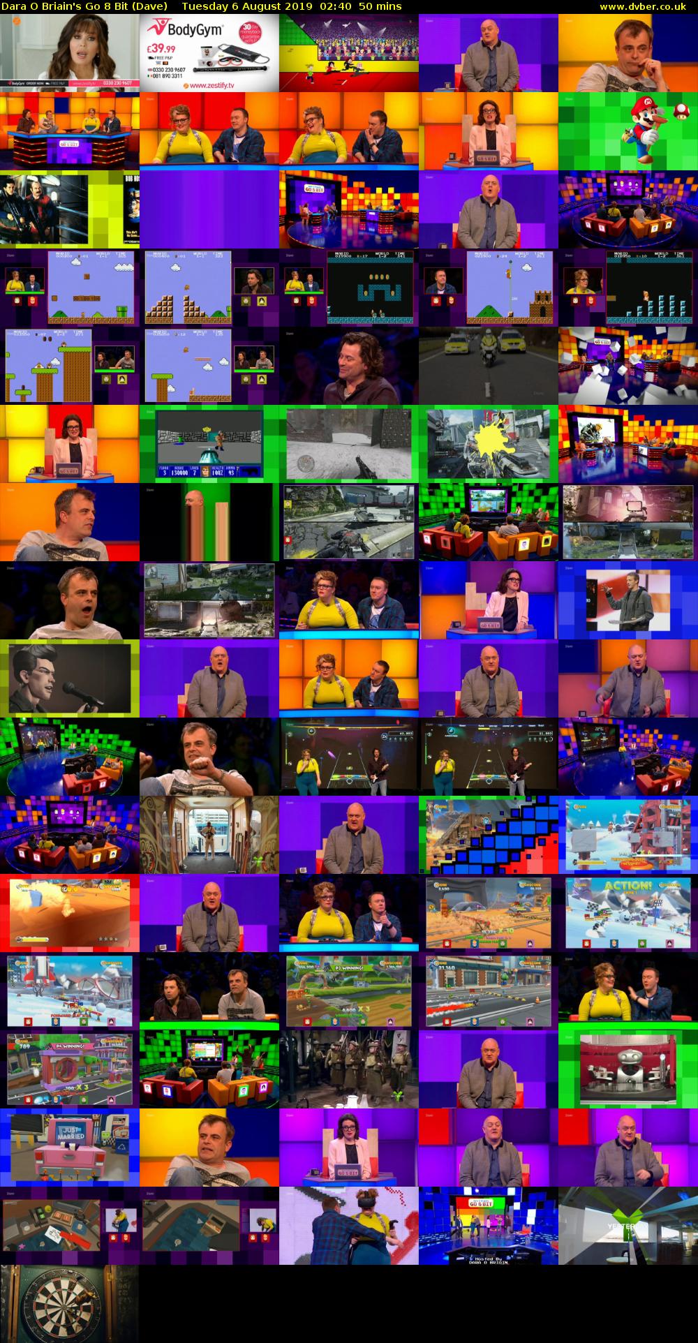 Dara O Briain's Go 8 Bit (Dave) Tuesday 6 August 2019 02:40 - 03:30