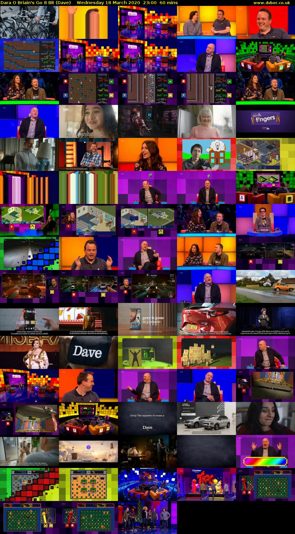 Dara O Briain's Go 8 Bit (Dave) Wednesday 18 March 2020 23:00 - 00:00