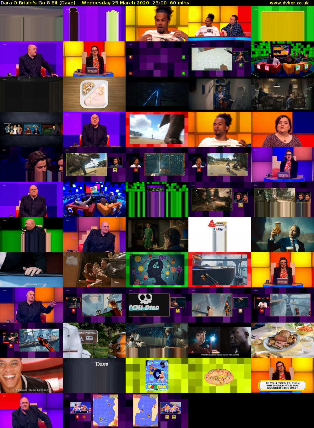 Dara O Briain's Go 8 Bit (Dave) Wednesday 25 March 2020 23:00 - 00:00