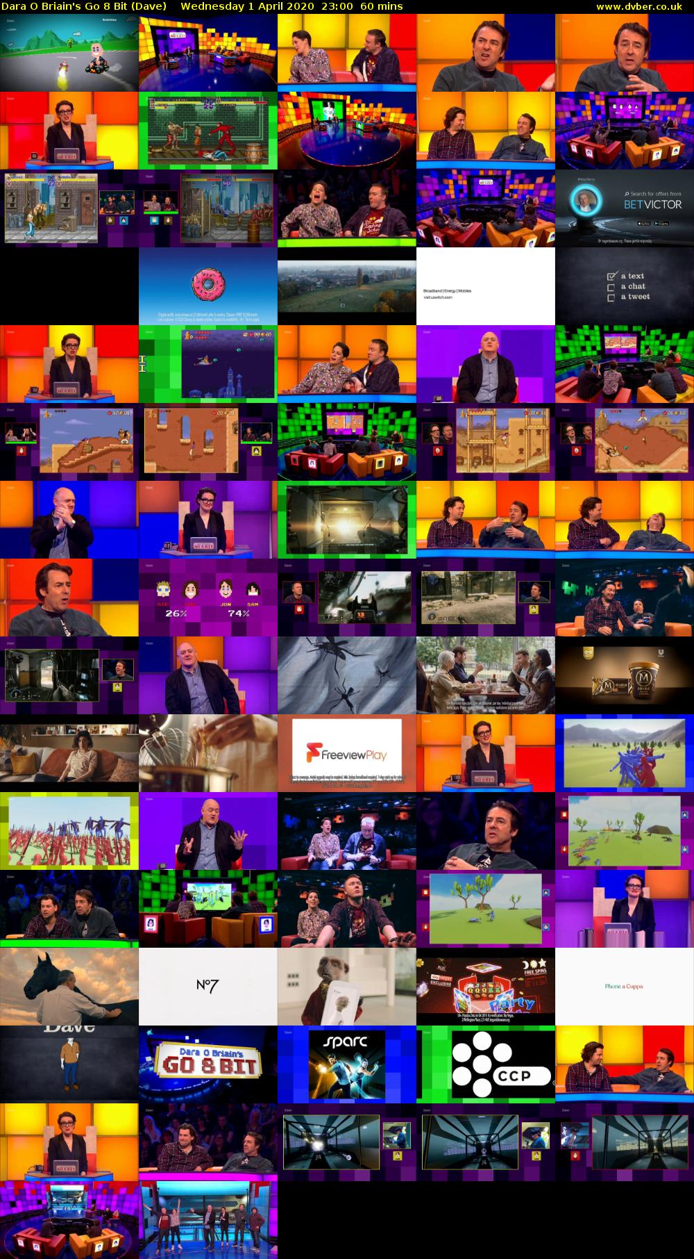 Dara O Briain's Go 8 Bit (Dave) Wednesday 1 April 2020 23:00 - 00:00