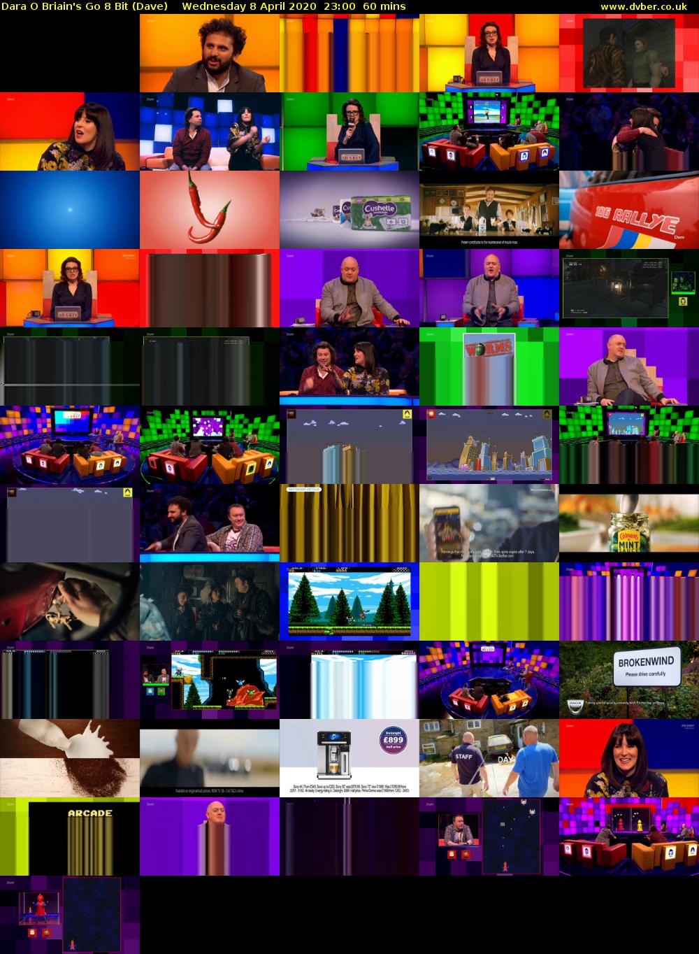 Dara O Briain's Go 8 Bit (Dave) Wednesday 8 April 2020 23:00 - 00:00