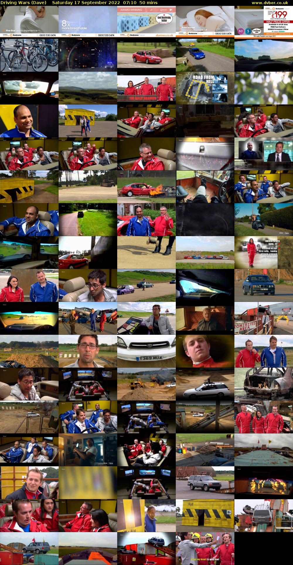 Driving Wars (Dave) Saturday 17 September 2022 07:10 - 08:00