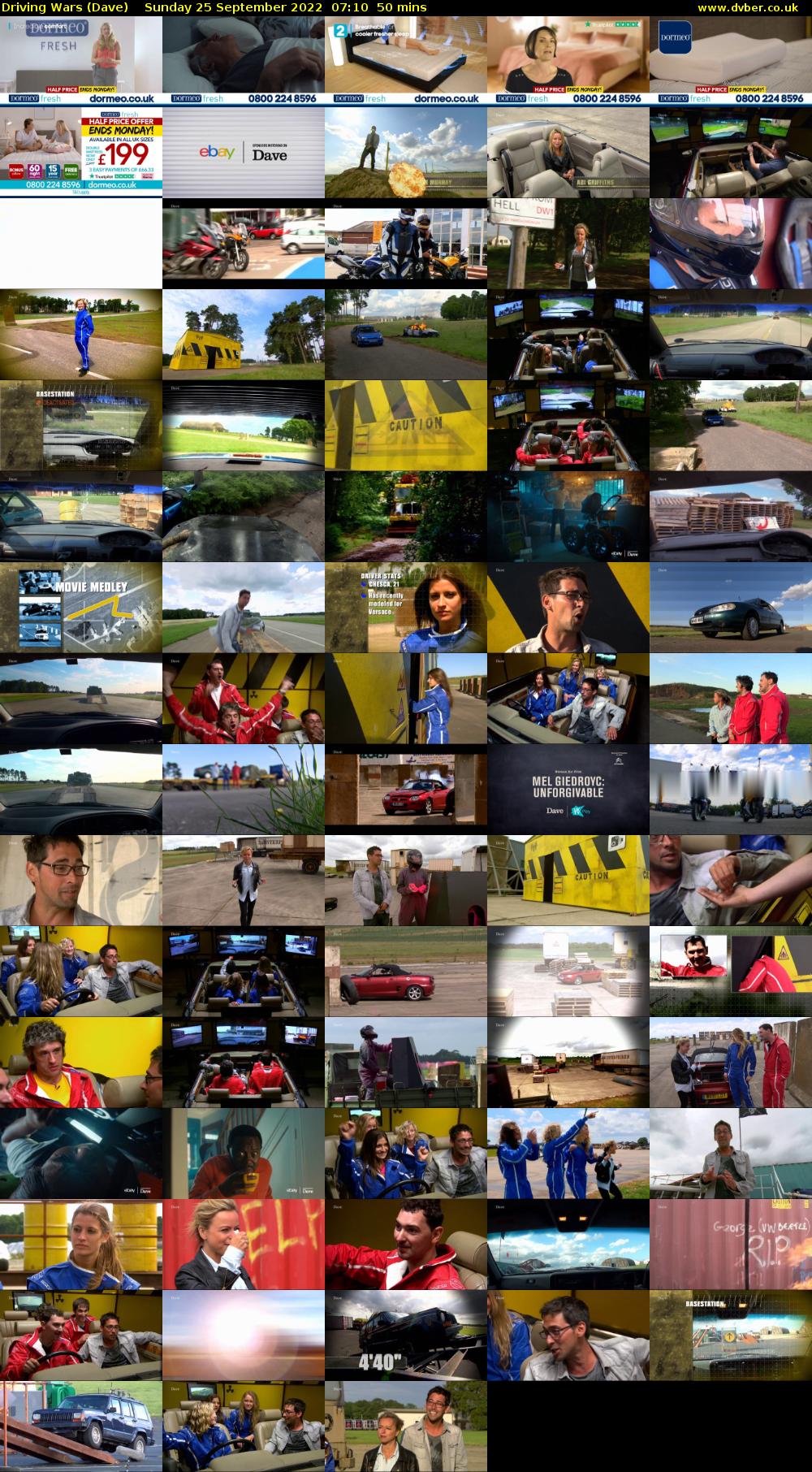 Driving Wars (Dave) Sunday 25 September 2022 07:10 - 08:00