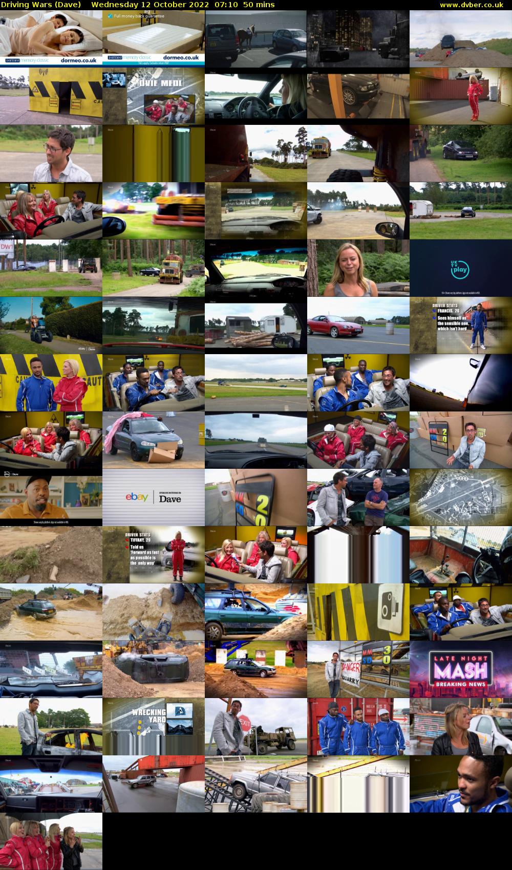 Driving Wars (Dave) Wednesday 12 October 2022 07:10 - 08:00