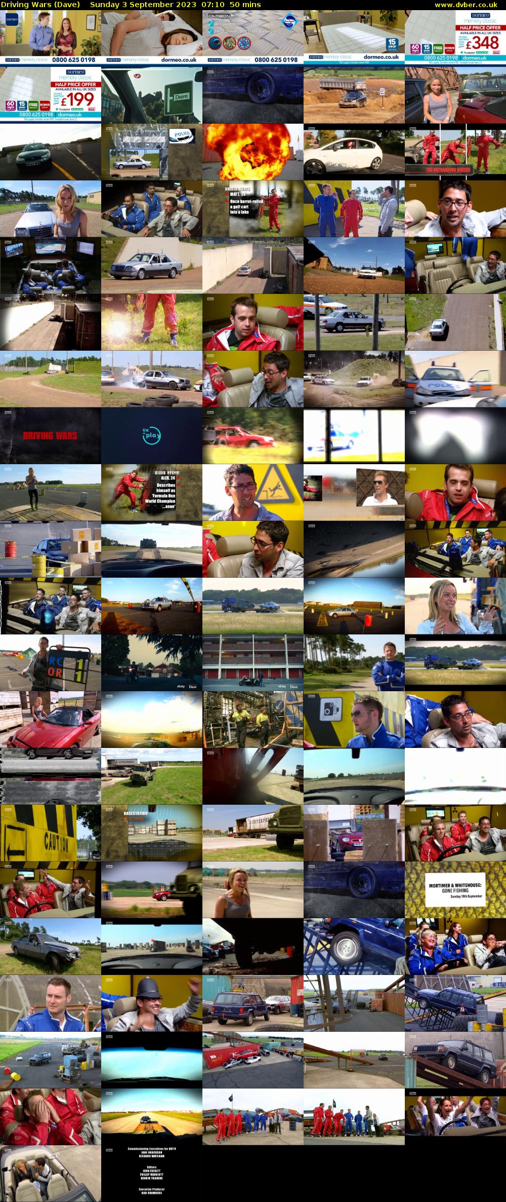 Driving Wars (Dave) Sunday 3 September 2023 07:10 - 08:00