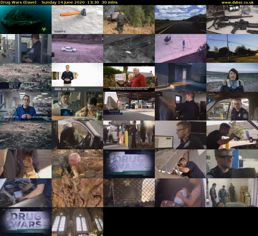 Drug Wars (Dave) Sunday 14 June 2020 13:30 - 14:00