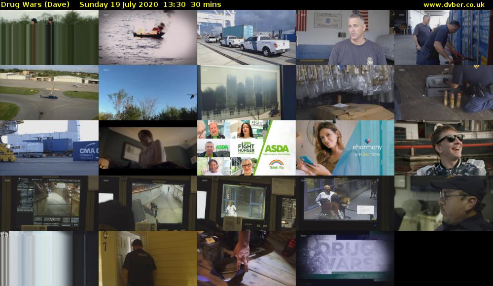 Drug Wars (Dave) Sunday 19 July 2020 13:30 - 14:00
