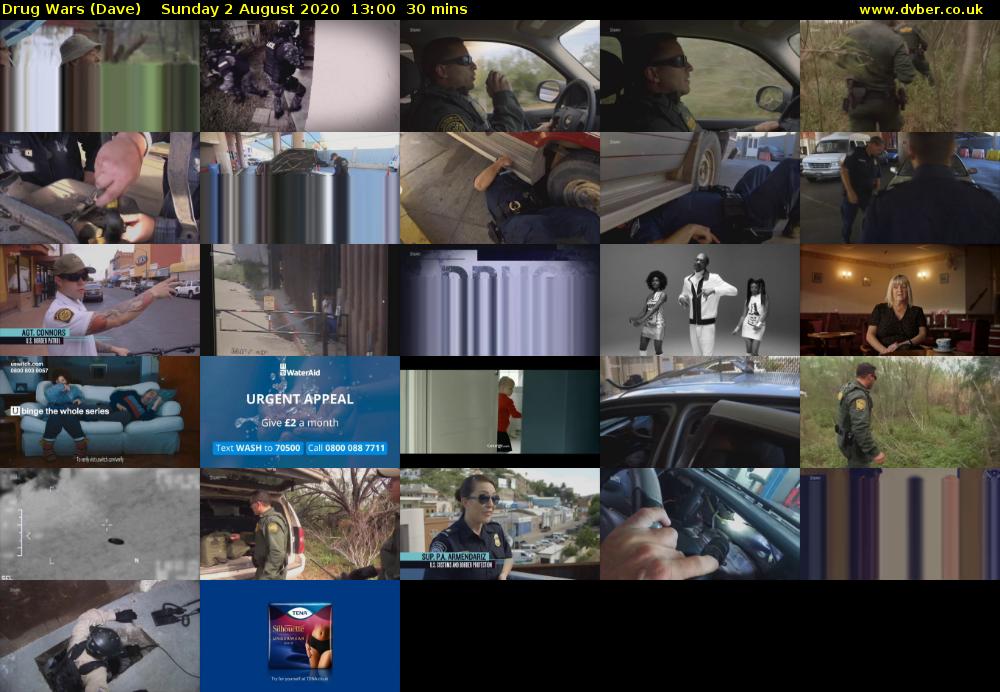 Drug Wars (Dave) Sunday 2 August 2020 13:00 - 13:30