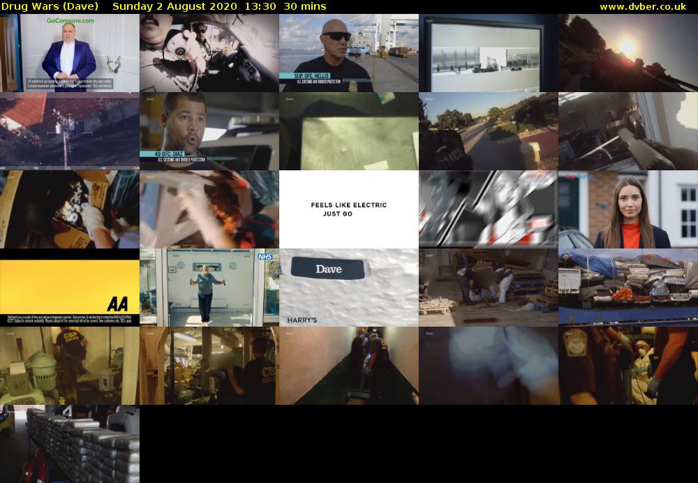Drug Wars (Dave) Sunday 2 August 2020 13:30 - 14:00