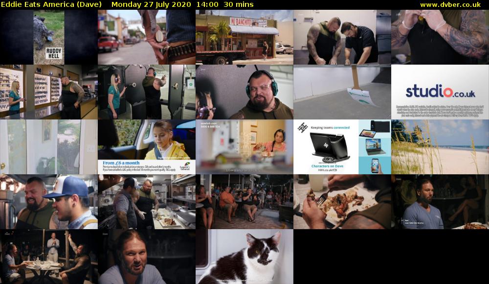 Eddie Eats America (Dave) Monday 27 July 2020 14:00 - 14:30