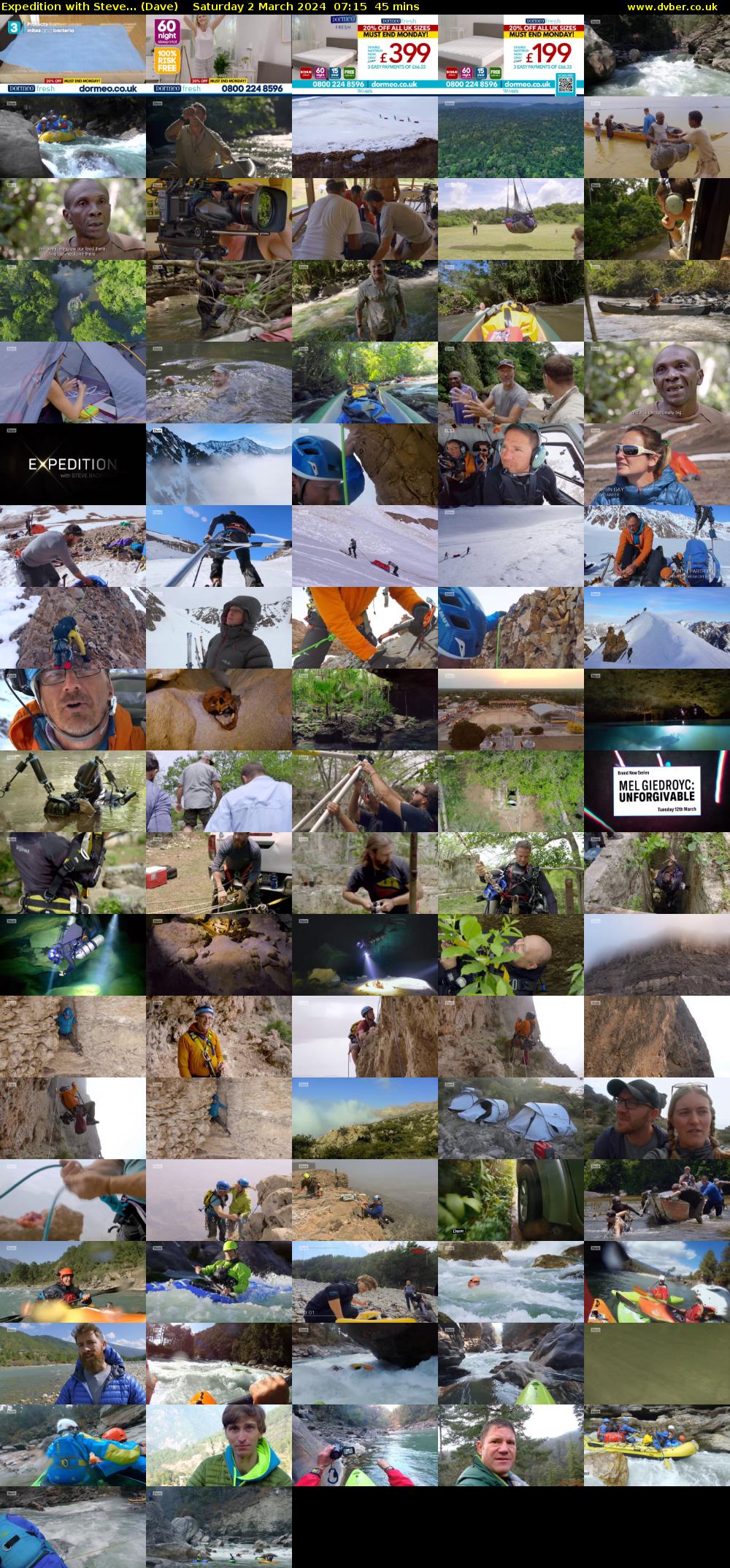 Expedition with Steve... (Dave) Saturday 2 March 2024 07:15 - 08:00