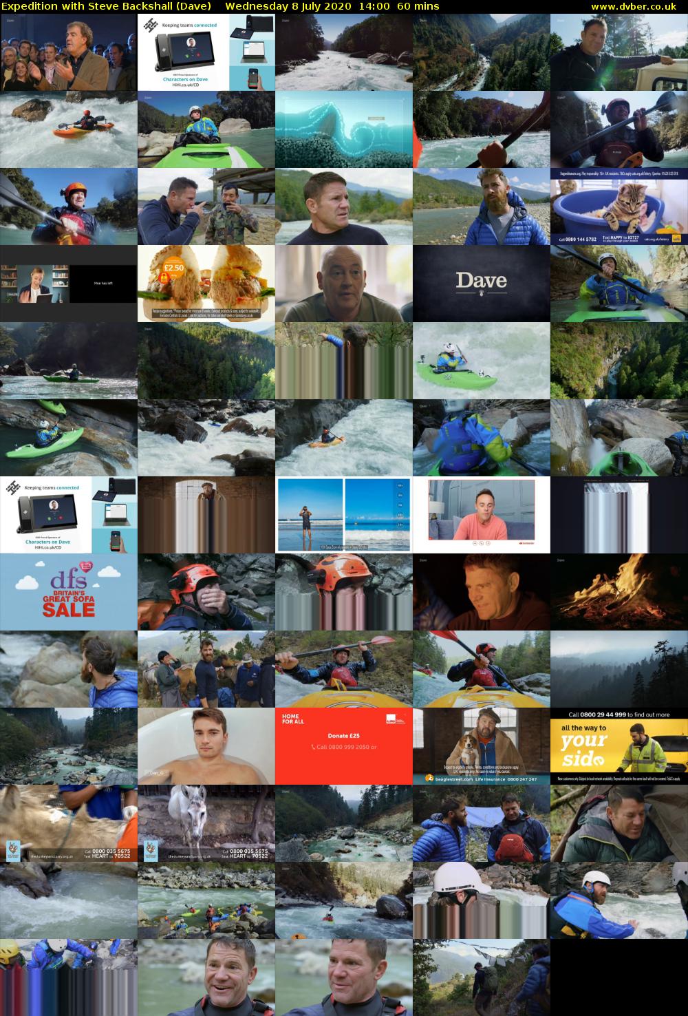 Expedition with Steve Backshall (Dave) Wednesday 8 July 2020 14:00 - 15:00
