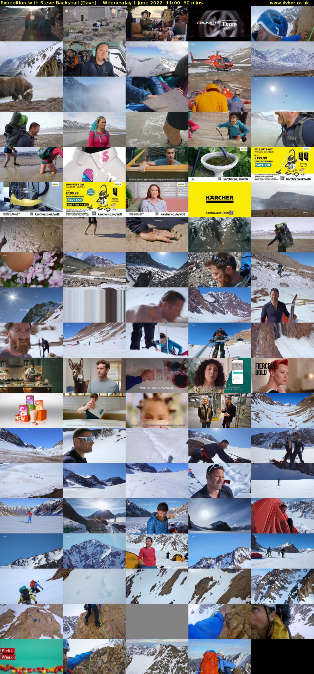 Expedition with Steve Backshall (Dave) Wednesday 1 June 2022 11:00 - 12:00