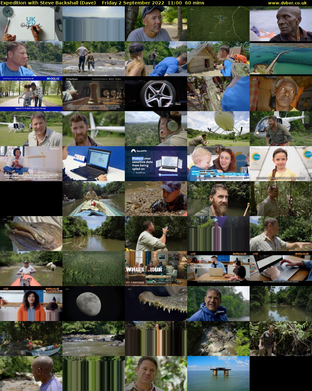 Expedition with Steve Backshall (Dave) Friday 2 September 2022 11:00 - 12:00