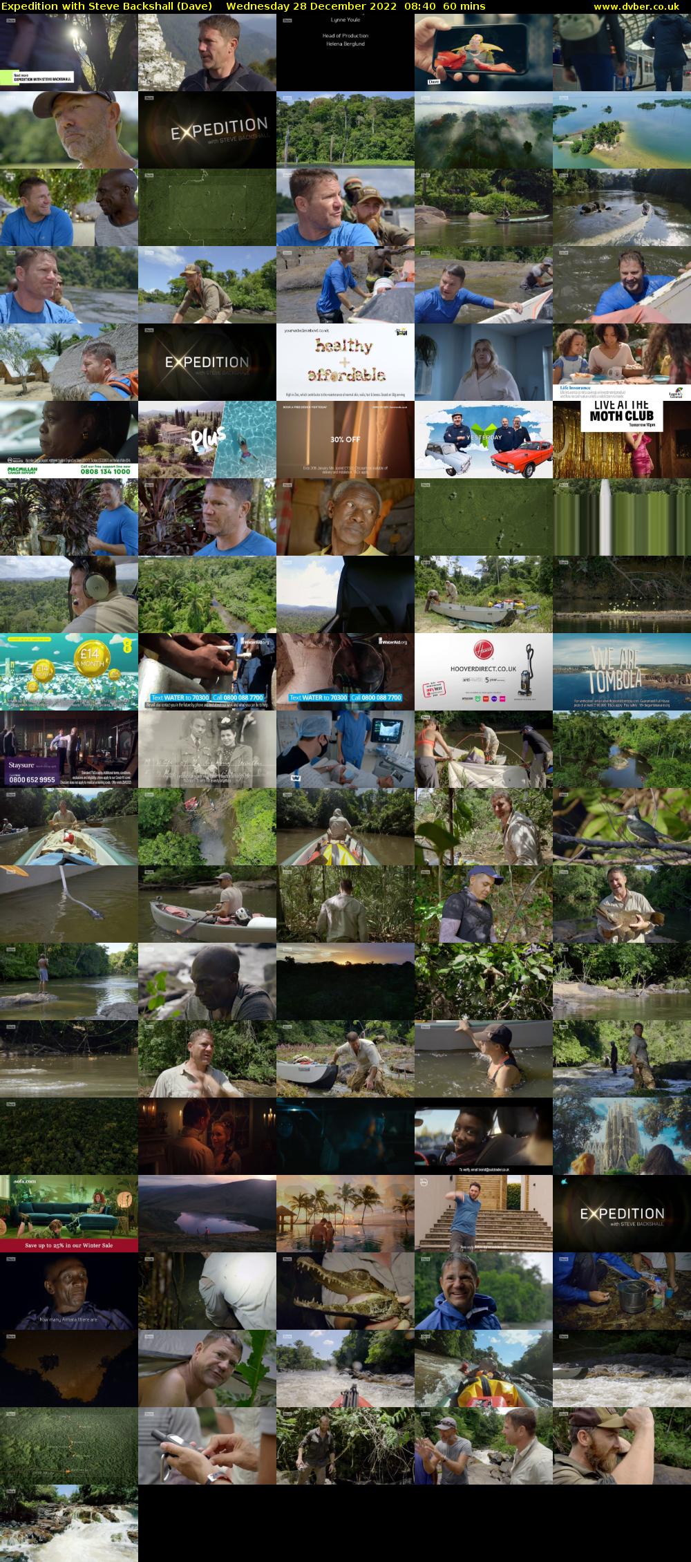 Expedition with Steve Backshall (Dave) Wednesday 28 December 2022 08:40 - 09:40
