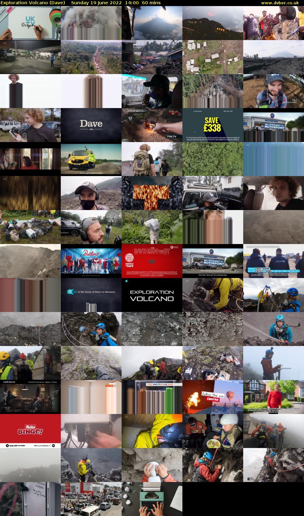 Exploration Volcano (Dave) Sunday 19 June 2022 14:00 - 15:00