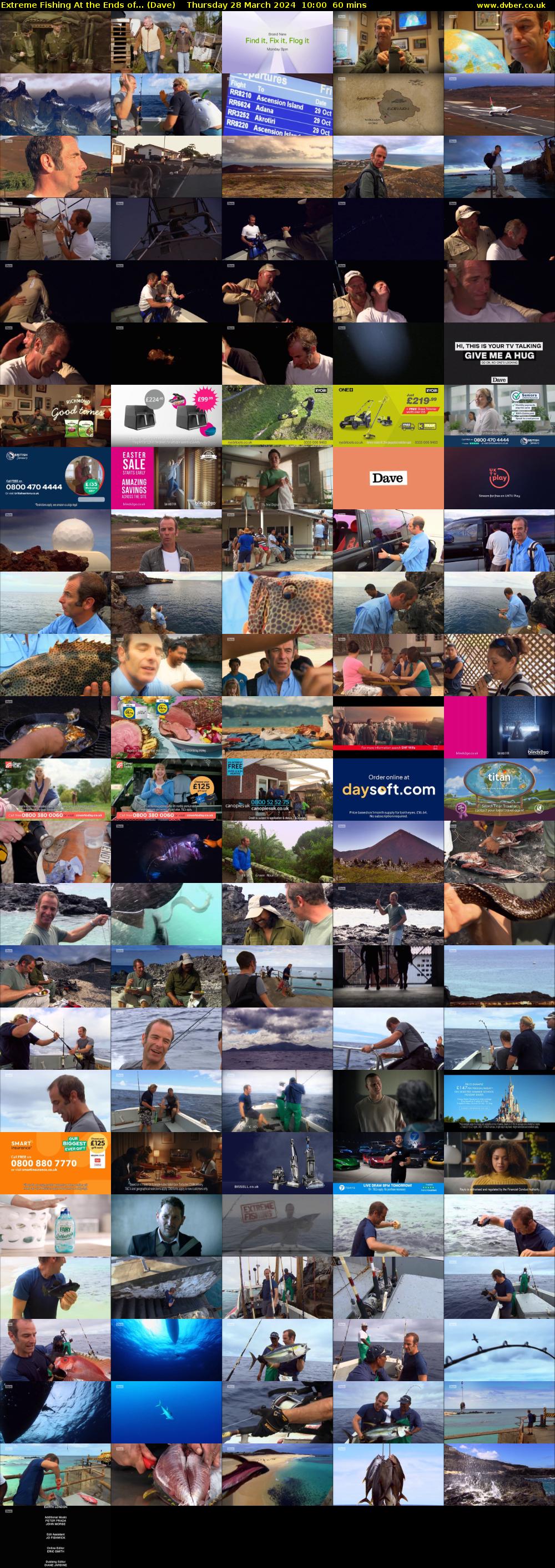 Extreme Fishing At the Ends of... (Dave) Thursday 28 March 2024 10:00 - 11:00