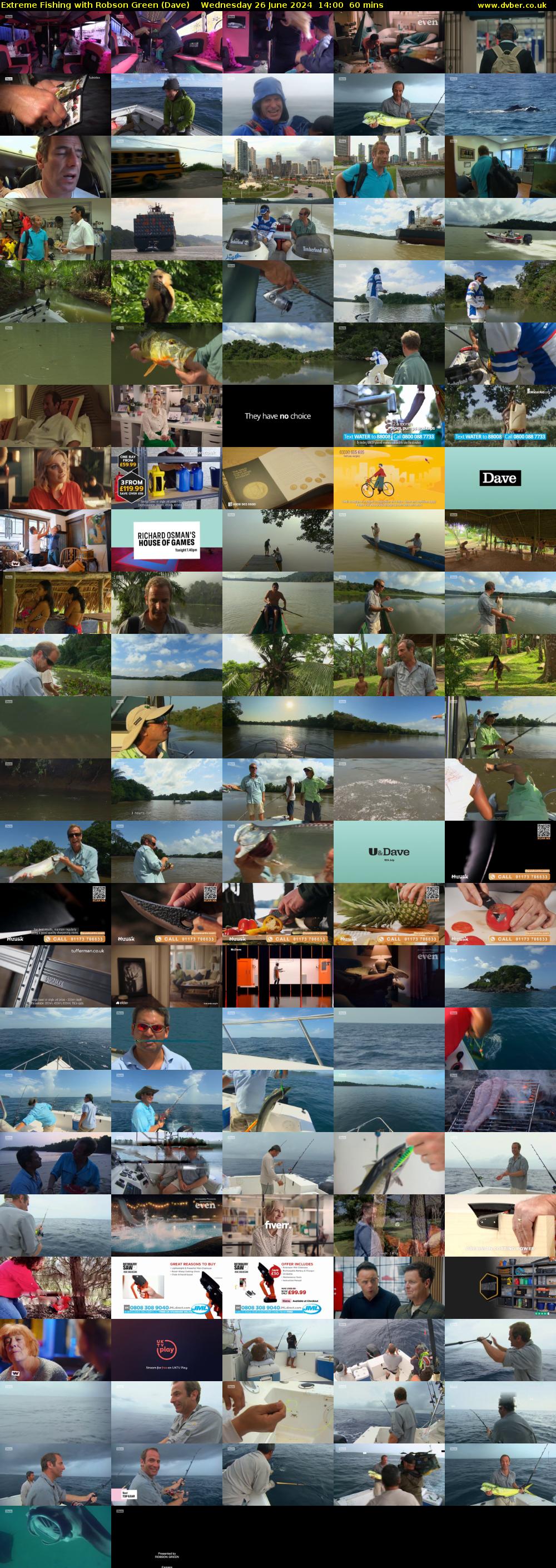 Extreme Fishing with Robson Green (Dave) Wednesday 26 June 2024 14:00 - 15:00