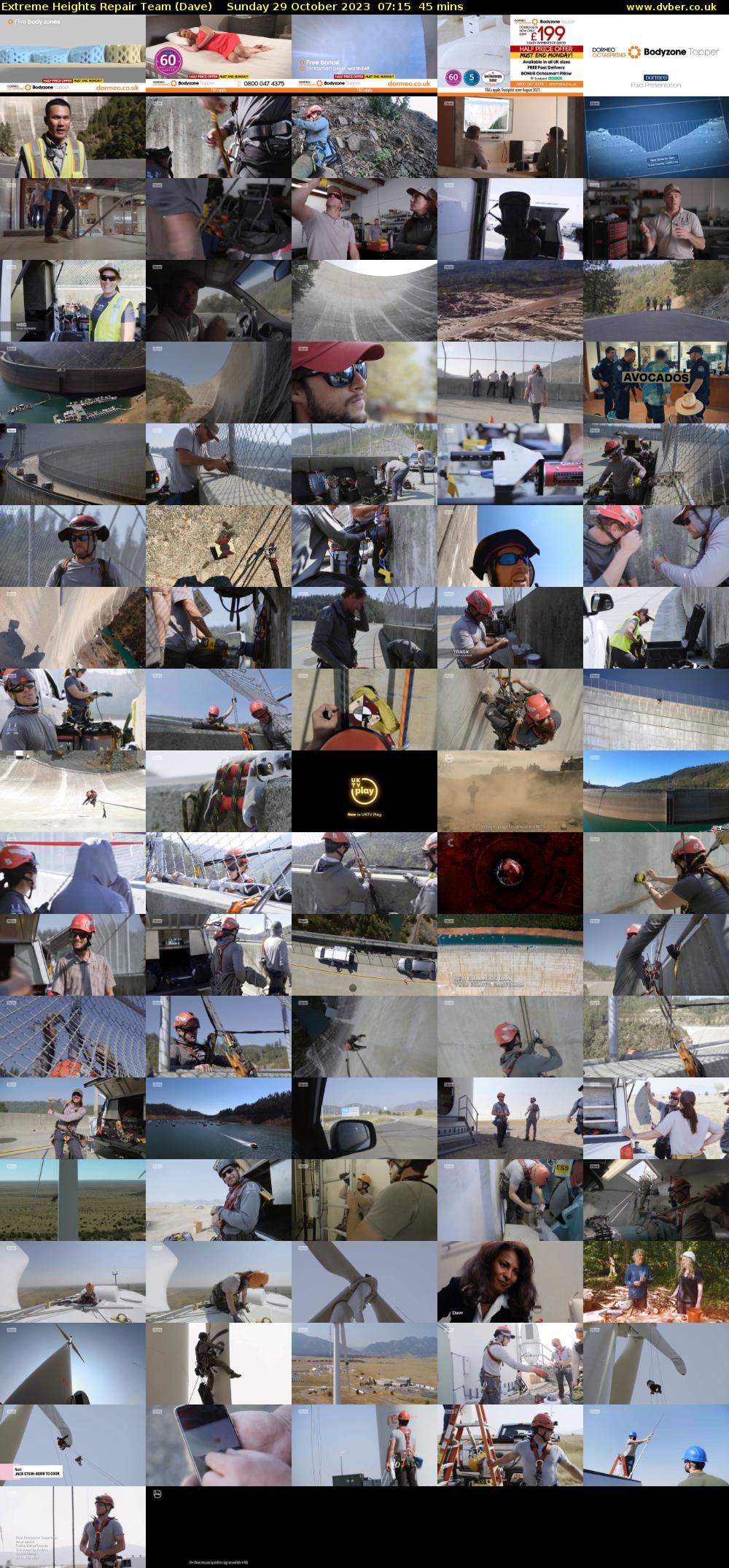 Extreme Heights Repair Team (Dave) Sunday 29 October 2023 07:15 - 08:00