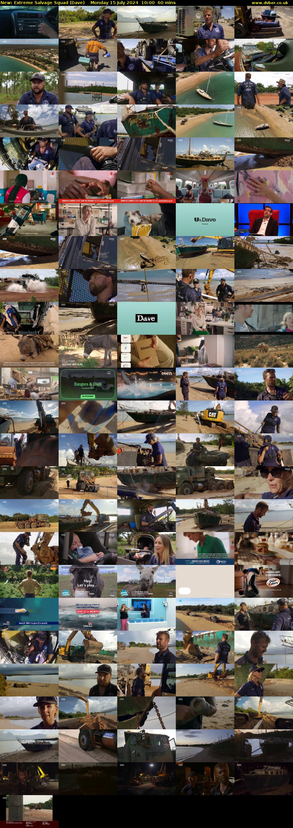 Extreme Salvage Squad (Dave) Monday 15 July 2024 10:00 - 11:00
