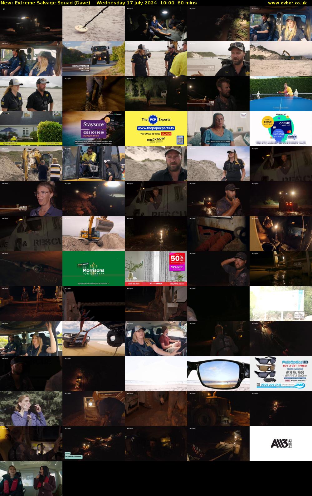 Extreme Salvage Squad (Dave) Wednesday 17 July 2024 10:00 - 11:00