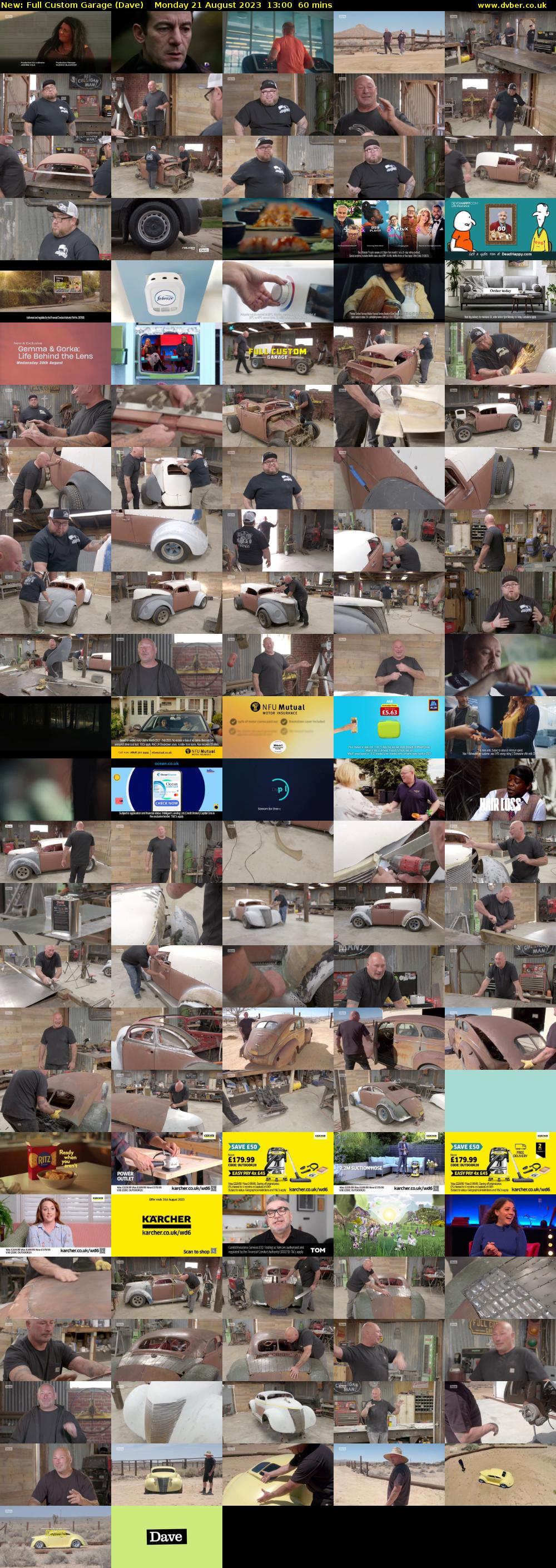 Full Custom Garage (Dave) Monday 21 August 2023 13:00 - 14:00