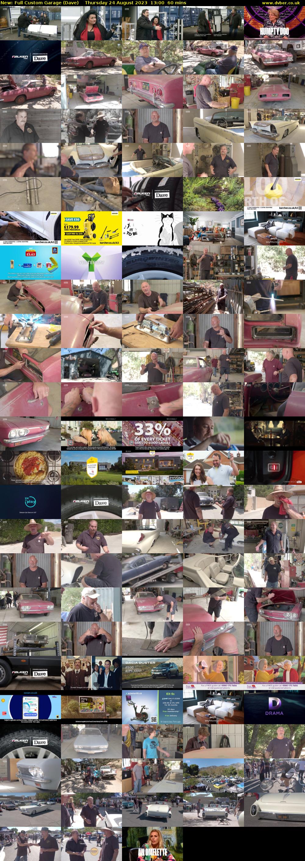 Full Custom Garage (Dave) Thursday 24 August 2023 13:00 - 14:00