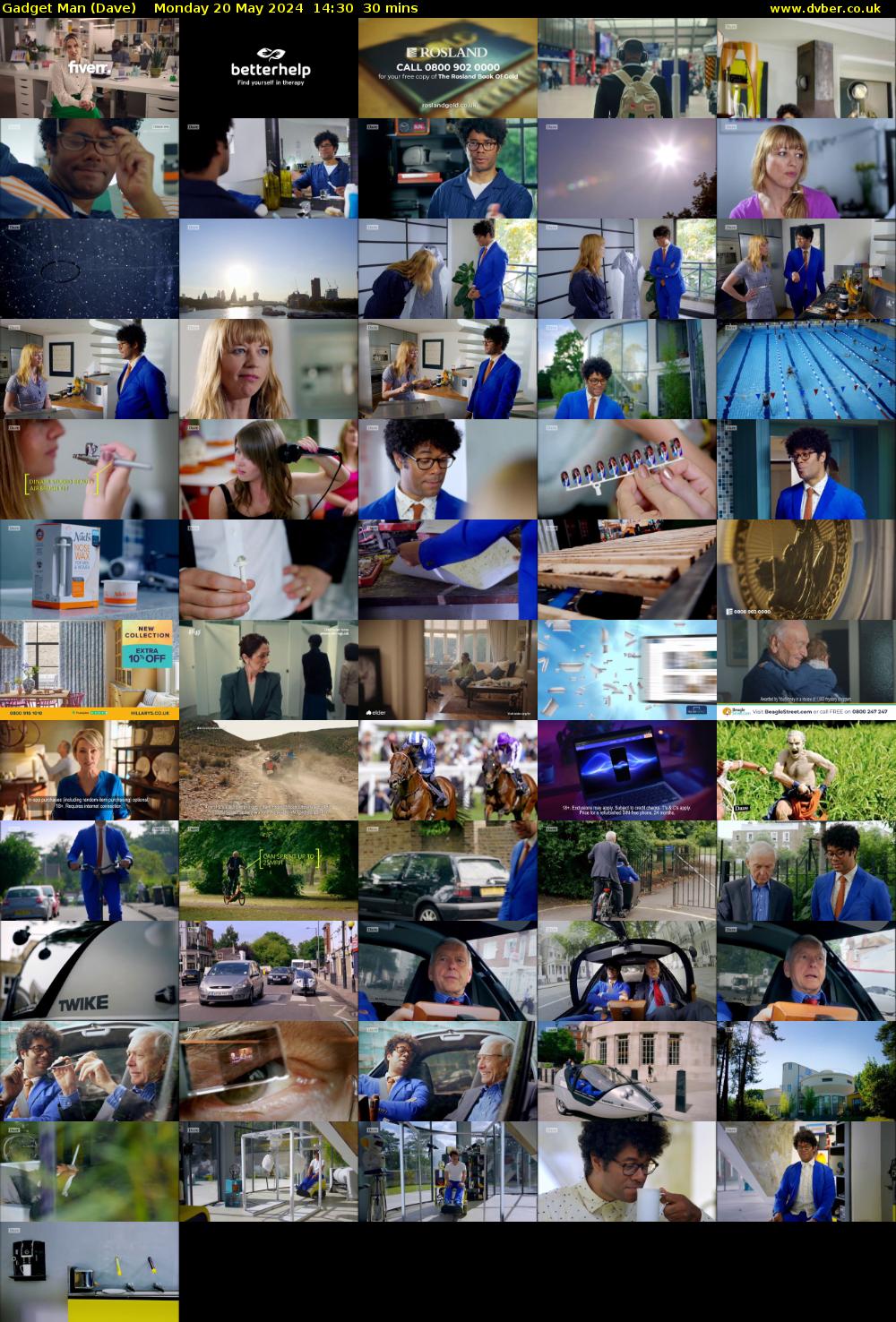 Gadget Man (Dave) Monday 20 May 2024 14:30 - 15:00