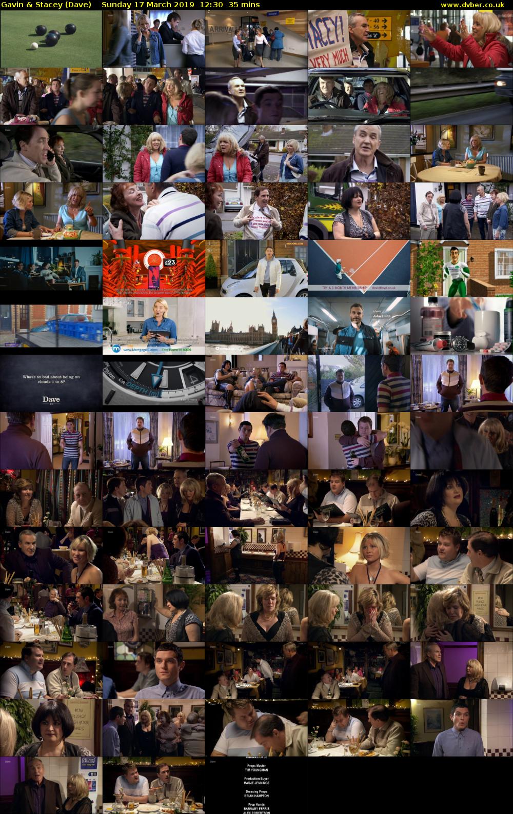 Gavin & Stacey (Dave) Sunday 17 March 2019 12:30 - 13:05