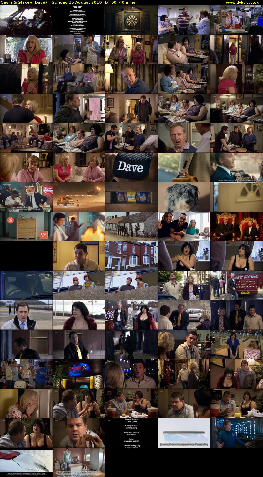 Gavin & Stacey (Dave) Sunday 25 August 2019 14:00 - 14:40