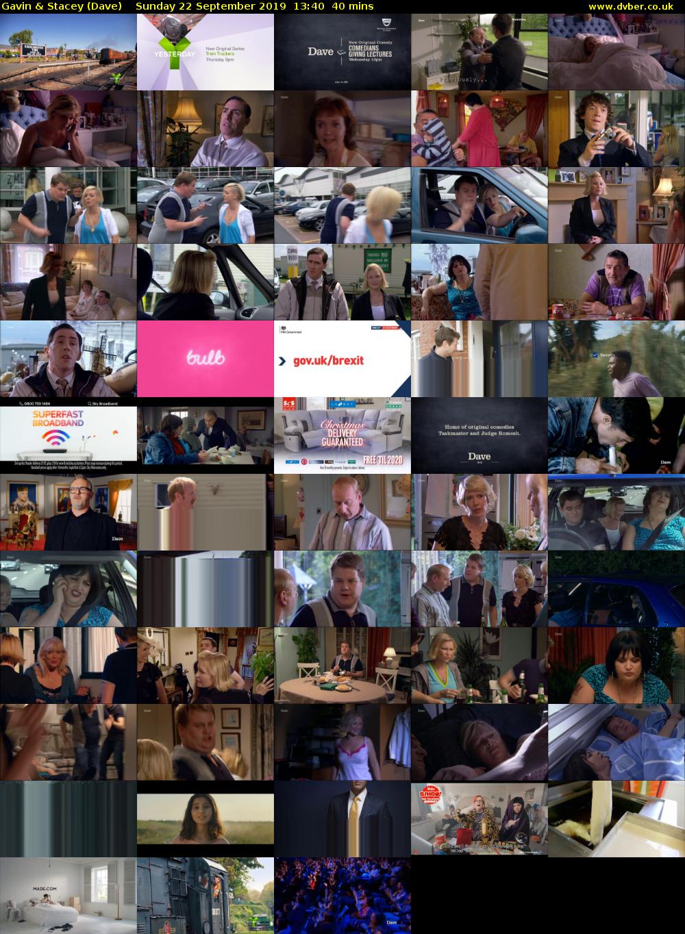Gavin & Stacey (Dave) Sunday 22 September 2019 13:40 - 14:20