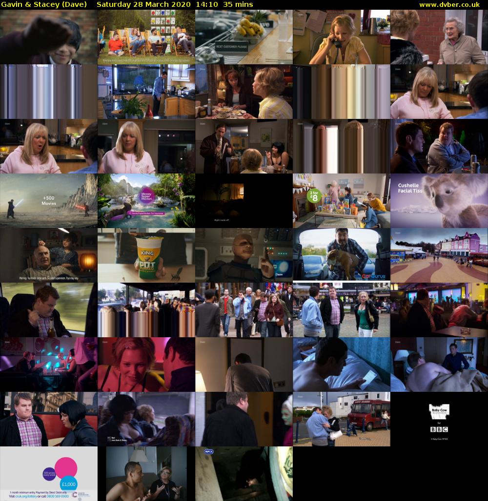Gavin & Stacey (Dave) Saturday 28 March 2020 14:10 - 14:45