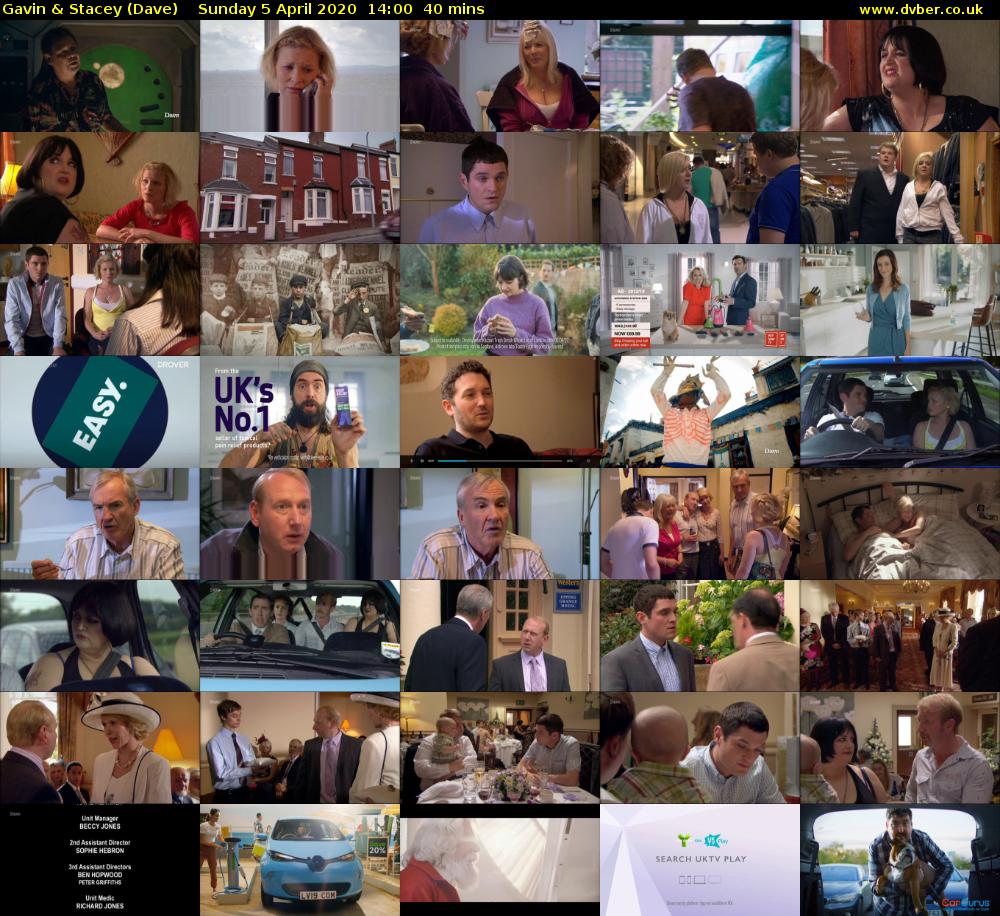 Gavin & Stacey (Dave) Sunday 5 April 2020 14:00 - 14:40