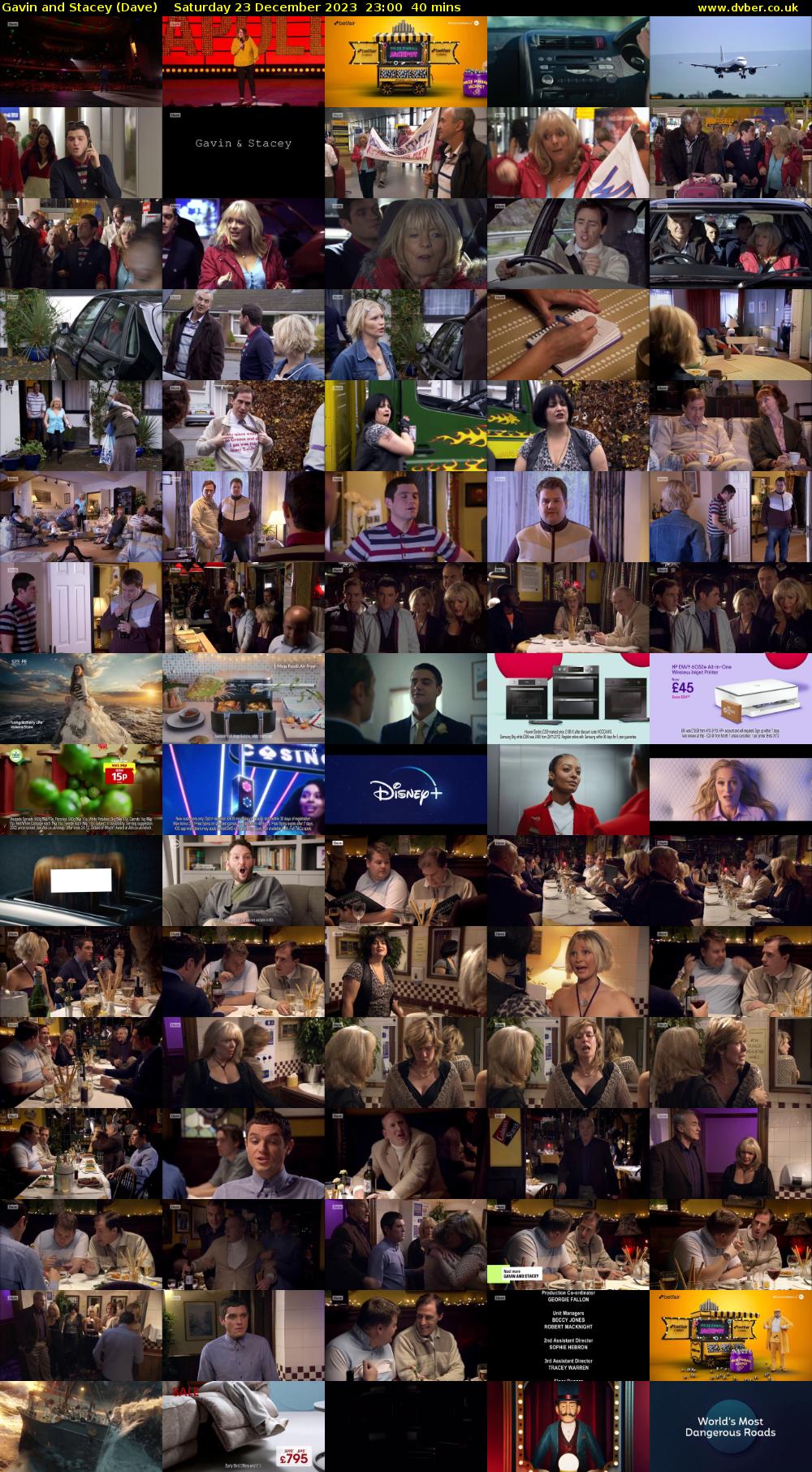 Gavin and Stacey (Dave) Saturday 23 December 2023 23:00 - 23:40