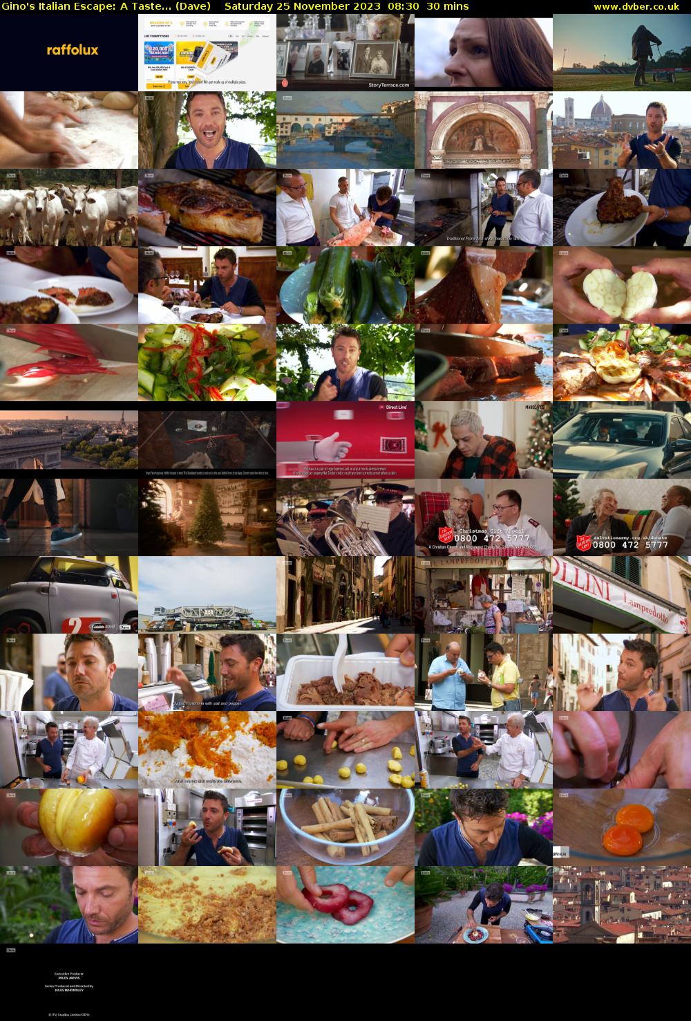 Gino's Italian Escape: A Taste... (Dave) Saturday 25 November 2023 08:30 - 09:00