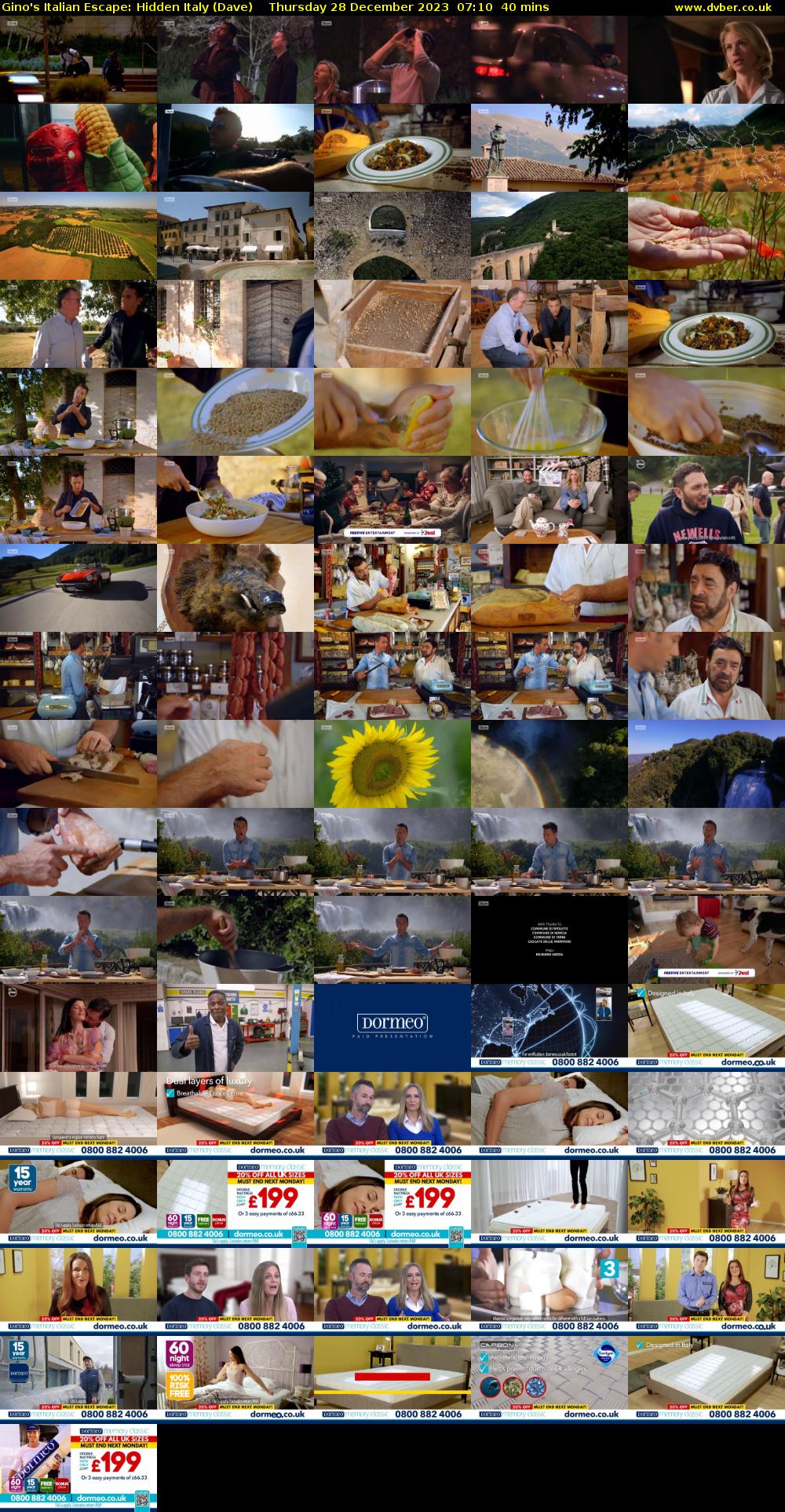Gino's Italian Escape: Hidden Italy (Dave) Thursday 28 December 2023 07:10 - 07:50