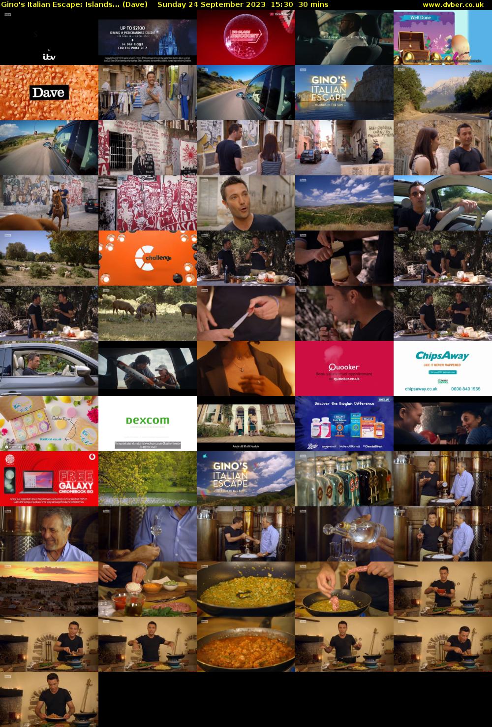Gino's Italian Escape: Islands... (Dave) Sunday 24 September 2023 15:30 - 16:00