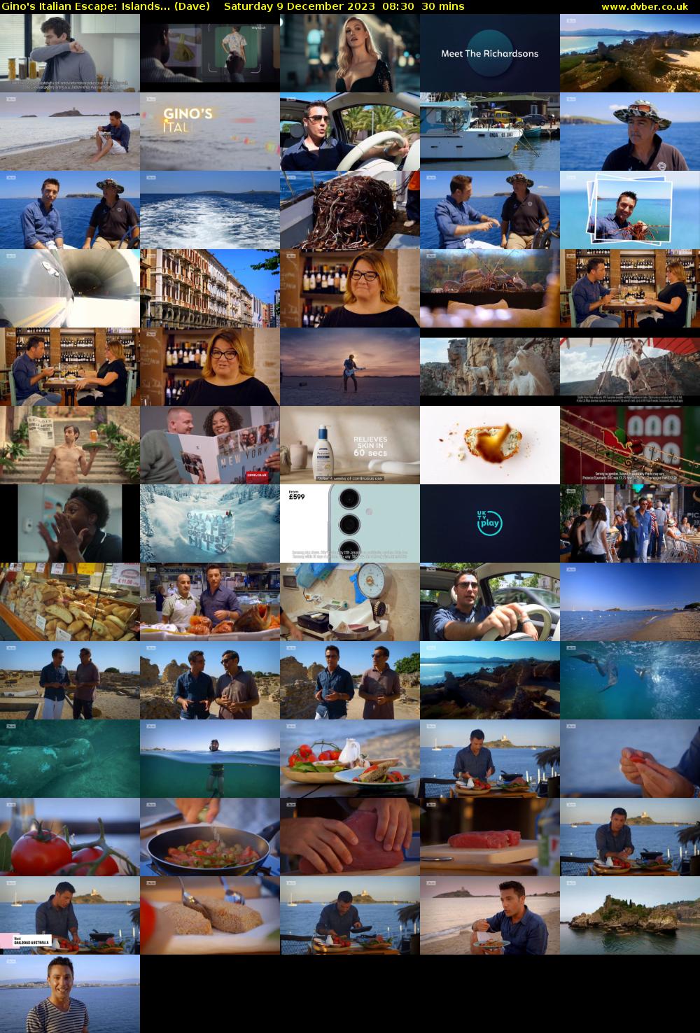 Gino's Italian Escape: Islands... (Dave) Saturday 9 December 2023 08:30 - 09:00