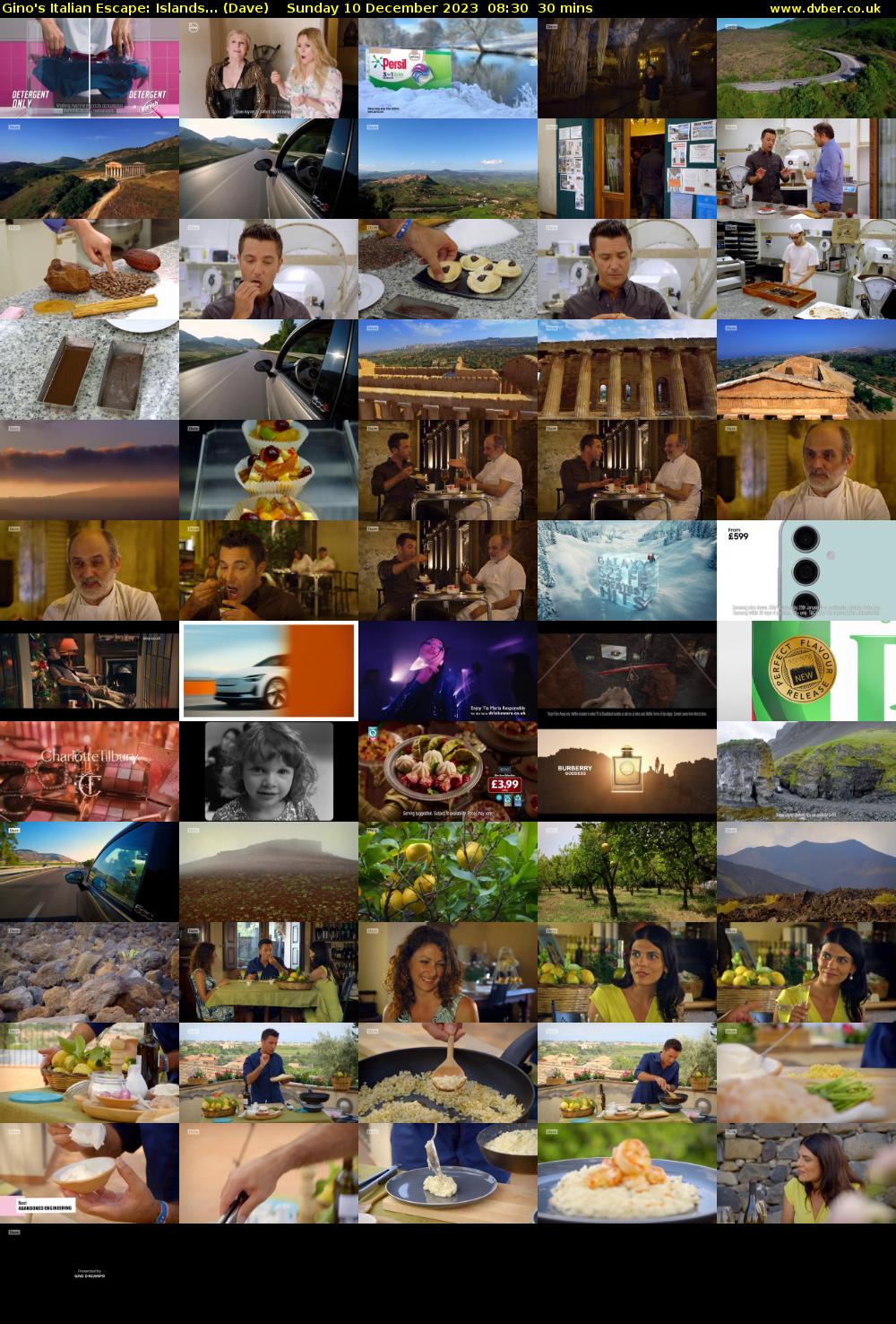 Gino's Italian Escape: Islands... (Dave) Sunday 10 December 2023 08:30 - 09:00