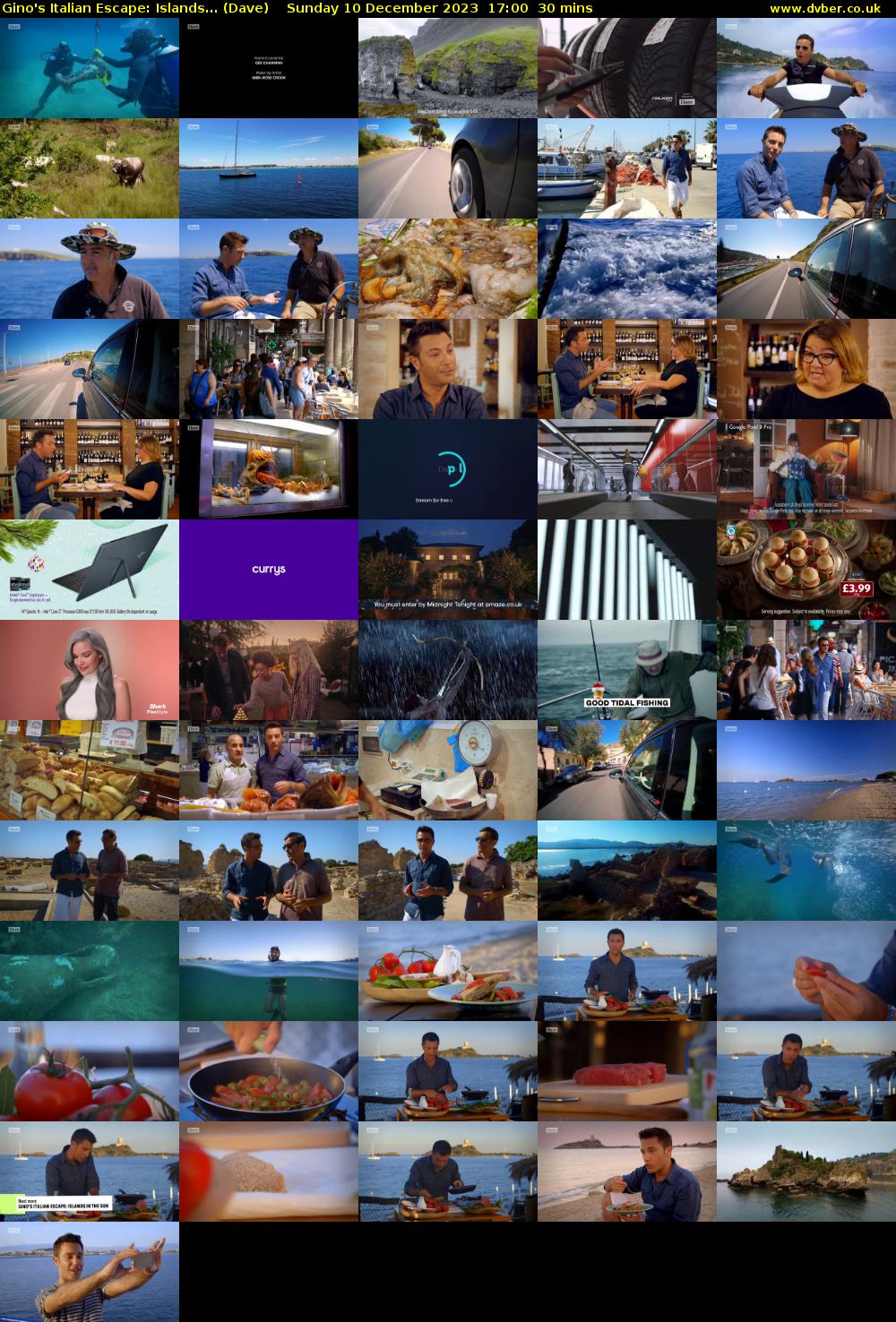 Gino's Italian Escape: Islands... (Dave) Sunday 10 December 2023 17:00 - 17:30