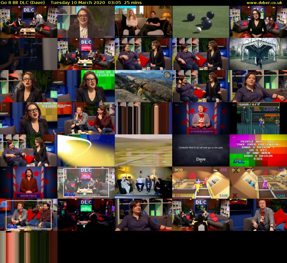 Go 8 Bit DLC (Dave) Tuesday 10 March 2020 03:05 - 03:30