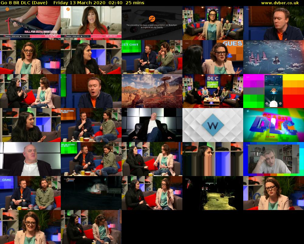 Go 8 Bit DLC (Dave) Friday 13 March 2020 02:40 - 03:05