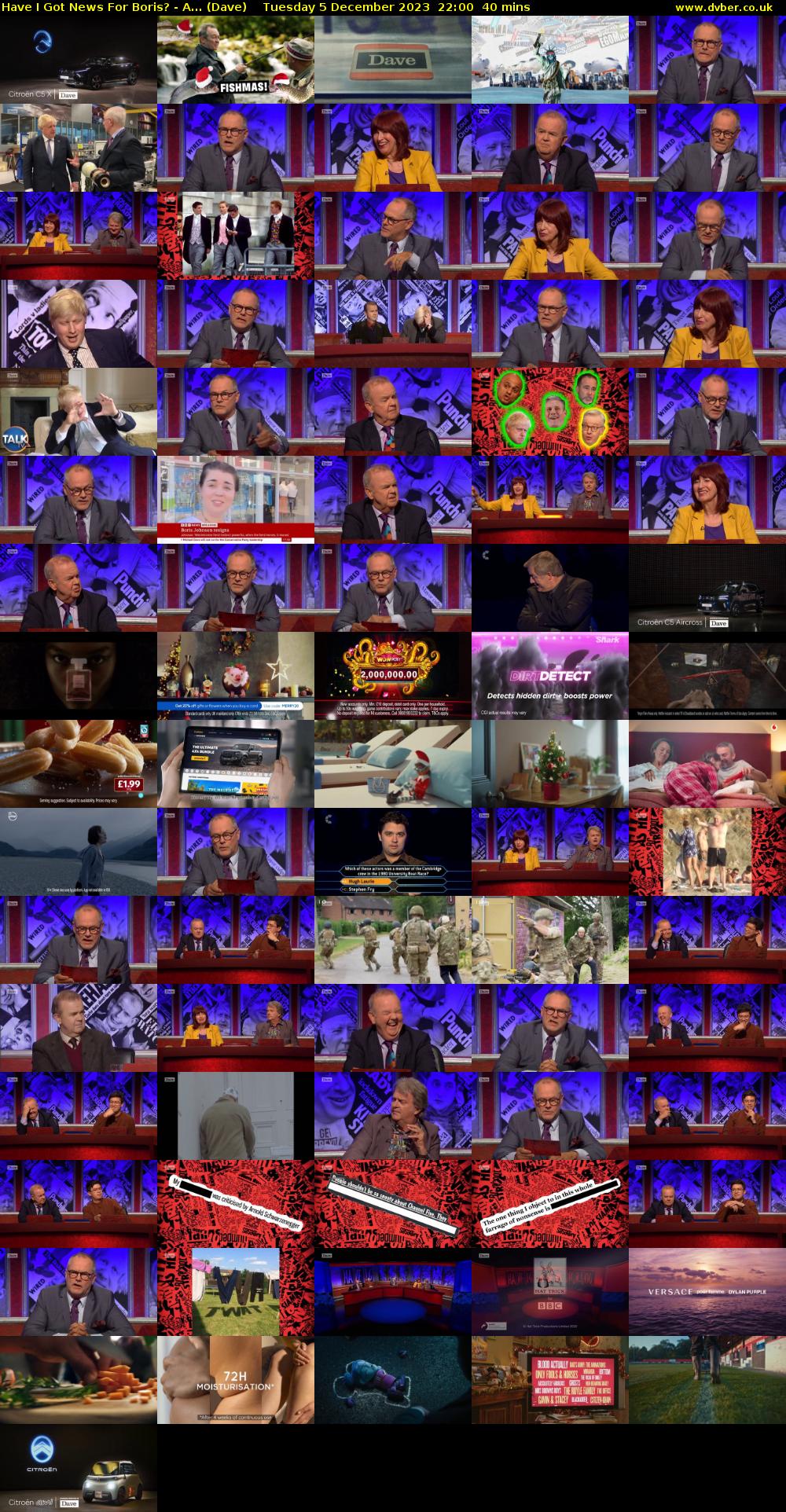 Have I Got News For Boris? - A... (Dave) Tuesday 5 December 2023 22:00 - 22:40